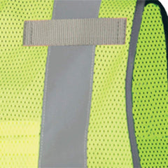 Pioneer V1024860U-3XL Safety Vest for Men Hi Vis Reflective Mesh 9 Pockets Zipper Orange Yellow Green