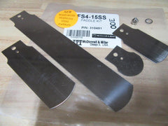 Mcdonnell & Miller FS4-15SS Stainless Steel Paddle Kit Includes 1, 2, 3, 6 Paddles