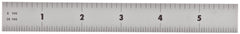 Mitutoyo 182-101 Series 182 Steel Rulers 6 inch 4R Wide Stainless Steel Rigid