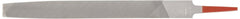 Simonds 73234500 Flat Hand File American Pattern Double Cut Rectangular Medium 10 Inch Length