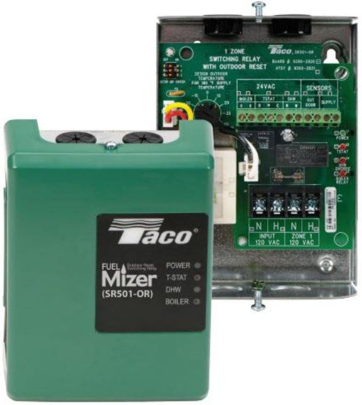 Taco SR501-OR-4 Switching Relay with Outdoor Reset, 24 VAC