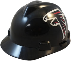 MSA 818385 NFL Ratchet Suspension Hardhats with Hard Hat Tote - Atlanta Falcons