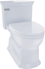 Toto MS964214CEFG#01 Eco Soiree One Piece Toilet Cotton White Elongated CEFIONTECT Universal Height 1.28 GPF