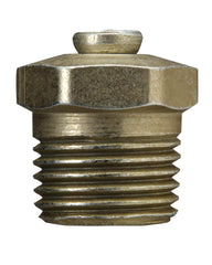 Alemite 317400 Pressure Relief Fitting Straight 1/4-1 PSI Relief Pressure OAL 1/2 Shank Length 19/64 Hex Size 7/16 1/8 PTF SAE