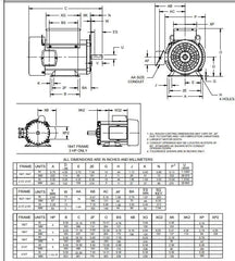 Nidec FD3CM2K18 Electric Motor 3 HP 1800 RPM 184T Frame TEFC 230V