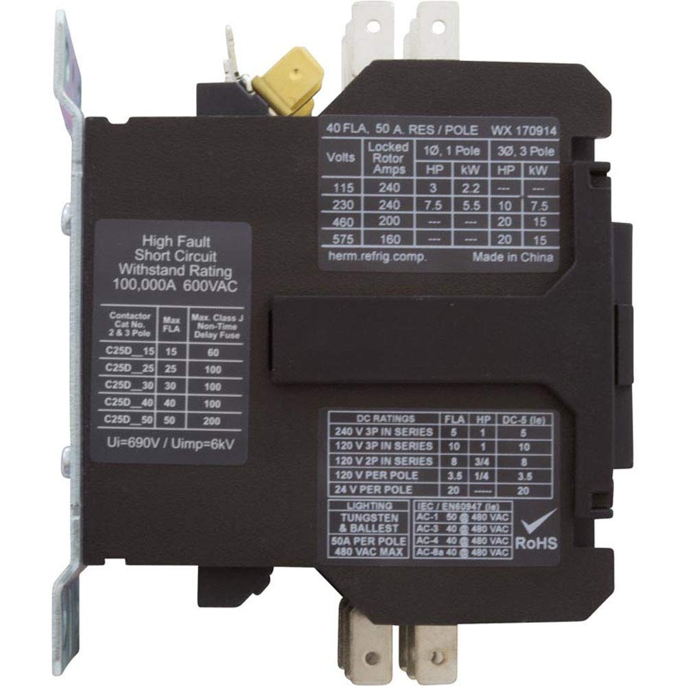 Coates 21001000 Contactor 3P 40A 208v