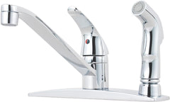 Pfister G134-3444 Pfirst Series 1-Handle Kitchen Faucet with Side Spray in Polished Chrome