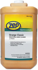 Zep 1046475 Orange Classic Industrial Hand Cleaner 1 Gallon Bottle 4 Pack