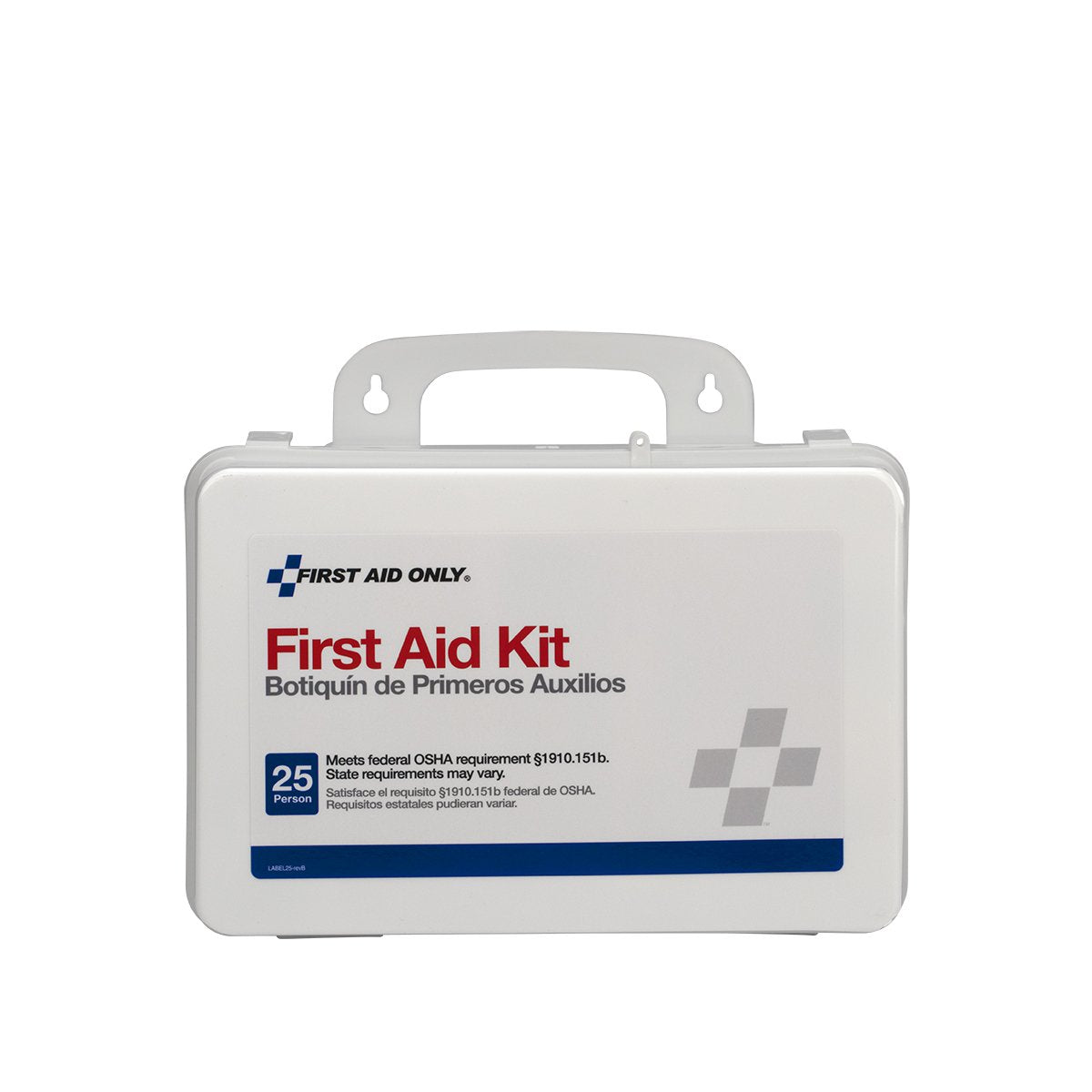 First Aid Only 6084 25 Person Contractor OSHA First Aid Kit, Plastic Case