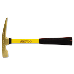 Ampco Safety Tools H-10FG Bricklayers Hammer 1-1/2 lb 14 in Non-Sparking Non-Magnetic Corrosion Resistant