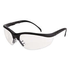 MCR Safety KD110 Klondike Safety Glasses Black Frame Clear Lens