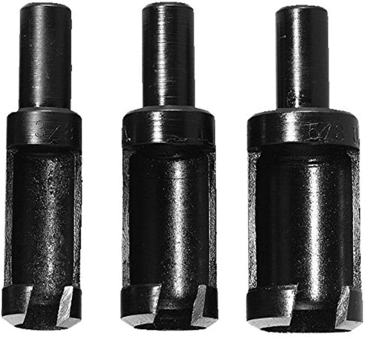 General Tools S31 Plug Cutter Set with 3/8 inch, 1/2 inch & 5/8 inch Diameter Bits