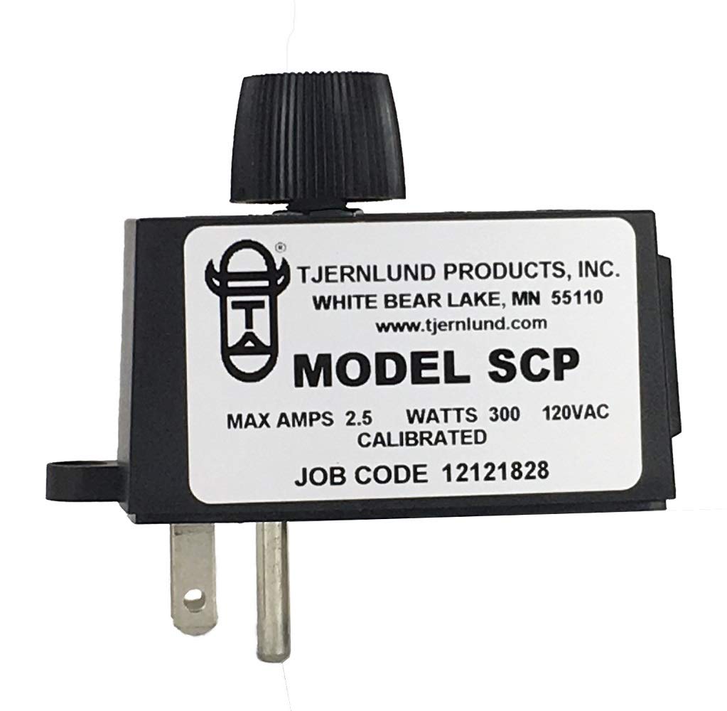 Tjernlund SCP Plug-in Fan Speed Control 115V 3 Amp