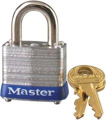 Master Lock 7D Padlock 1-1/8 inches Steel Body Keyed Different