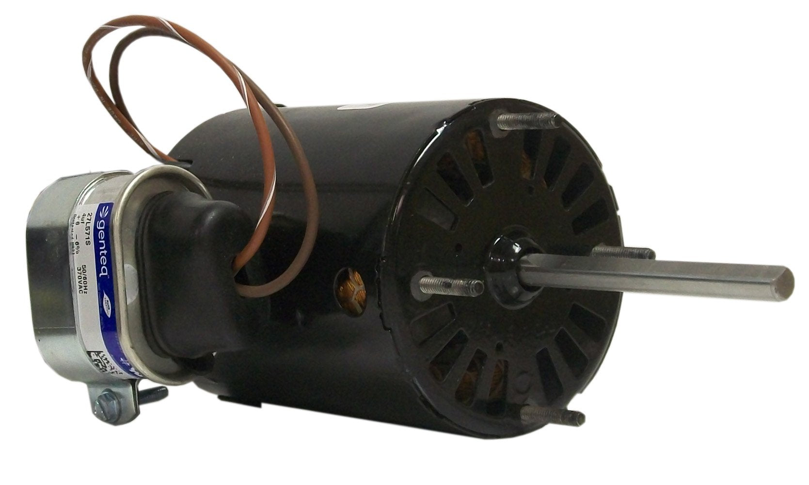 Fasco D405 3.3 Frame Open Ventilated Permanent Split Capacitor General Purpose Motor With Ball Bearing, 1/10HP, 3000rpm, 115V, 60Hz, 1.4 amps