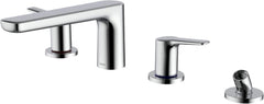 TOTO TBG03202U#CP GS Four-Hole Deck-Mount Roman Tub Filler Trim with Handshower Polished Chrome