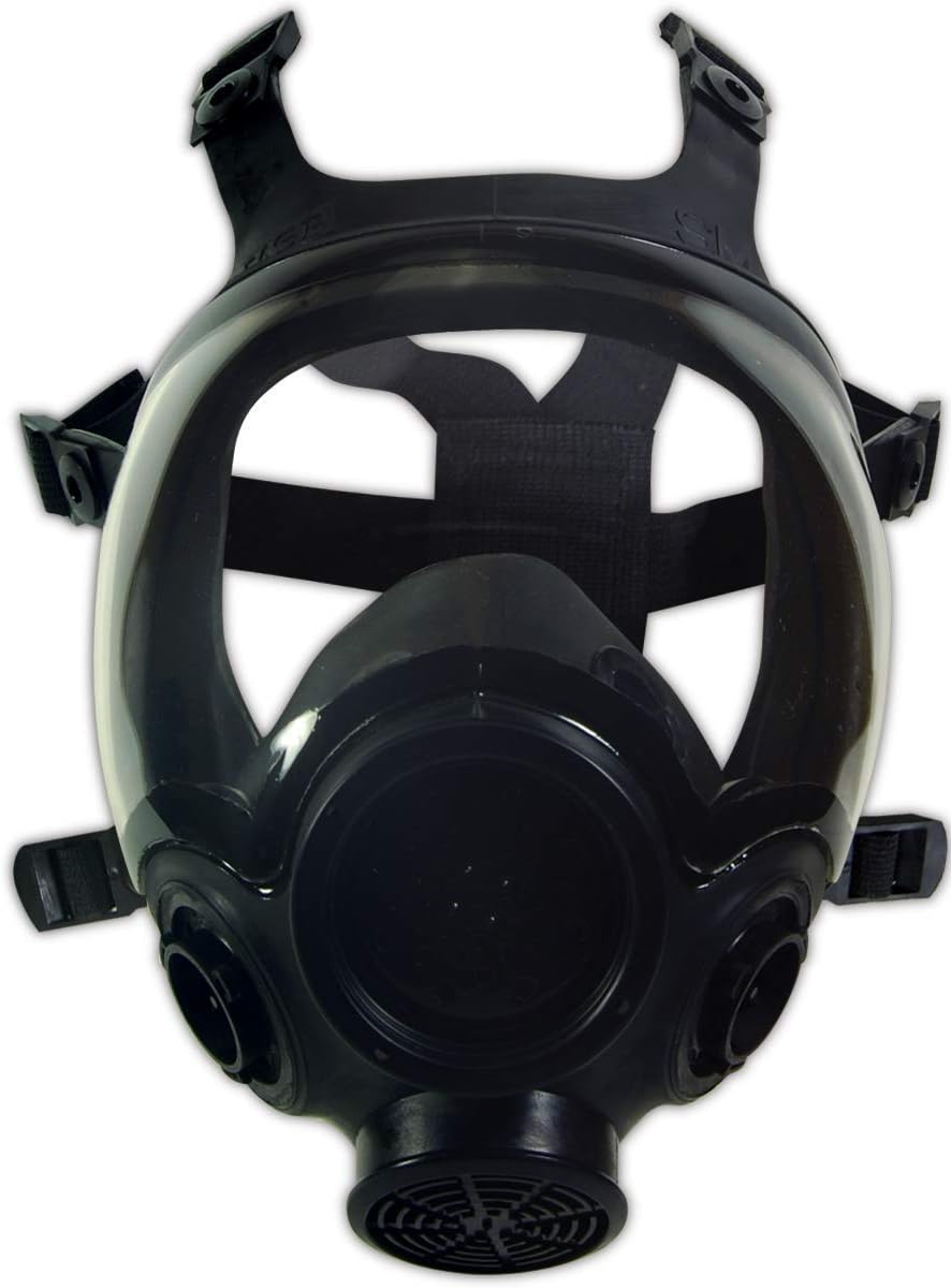 MSA 805408 Advantage 1000 Full-Face Respirator Medium Black