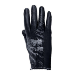 Ansell 103577 Hynit Size M Rubber Work Reusable Gloves in Blue