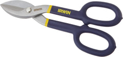 IRWIN 22010 Tools Tinner's Snip Flat Blade 10-inch