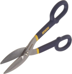 IRWIN 22012 Tin Snip Flat Blade 12-Inch