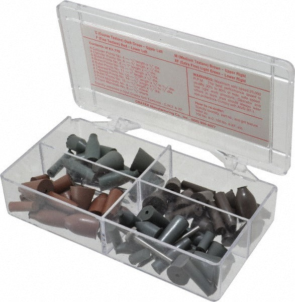 CRATEX Cratex 778 Kits Rubber Abrasive Point Test Set 68 Piece