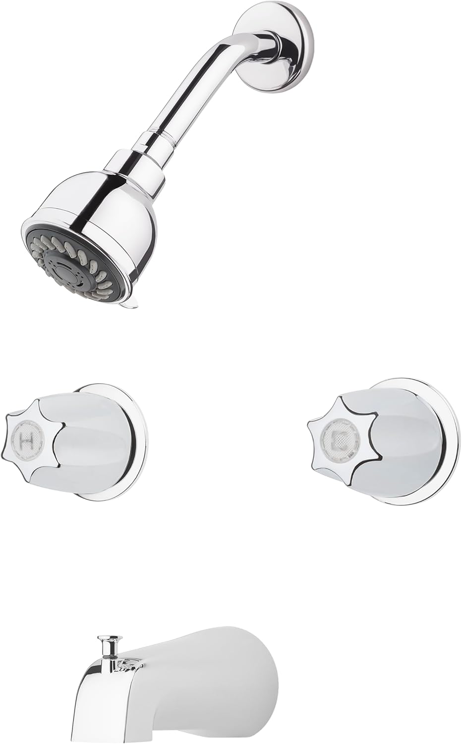 Pfister LG03-6120 2 Tub & Shower Faucet with Metal Knob Handles 1.8 gpm