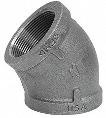 CAI - ANVIL 0310023809 1 in. Female Black Malleable Iron 45-Degree Elbow