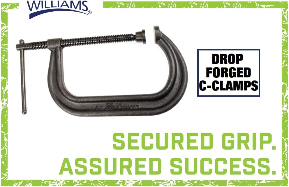 Williams JHWCC-406S 6-Inch Drop Forged C Clamp