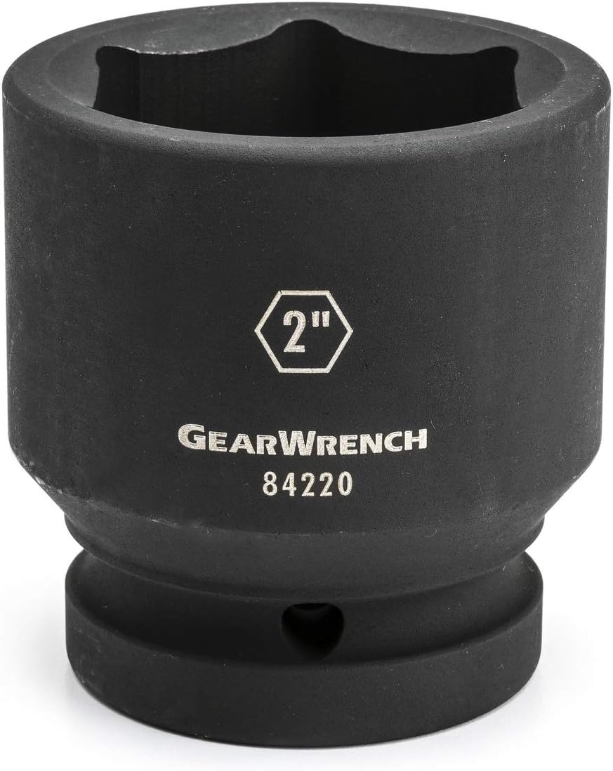 GEARWRENCH 84212 1 Drive Standard Impact SAE Socket 1-1/2, 6 Point