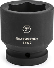 GEARWRENCH 84212 1 Drive Standard Impact SAE Socket 1-1/2, 6 Point