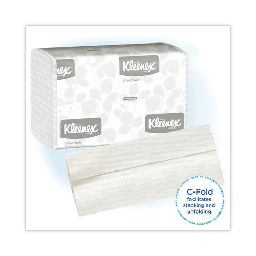 KIMBERLY-CLARK Kimberly-Clark KCC01500 Kleenex C-Fold Towels 10.125 x 13.15 inches 16/150 per Carton