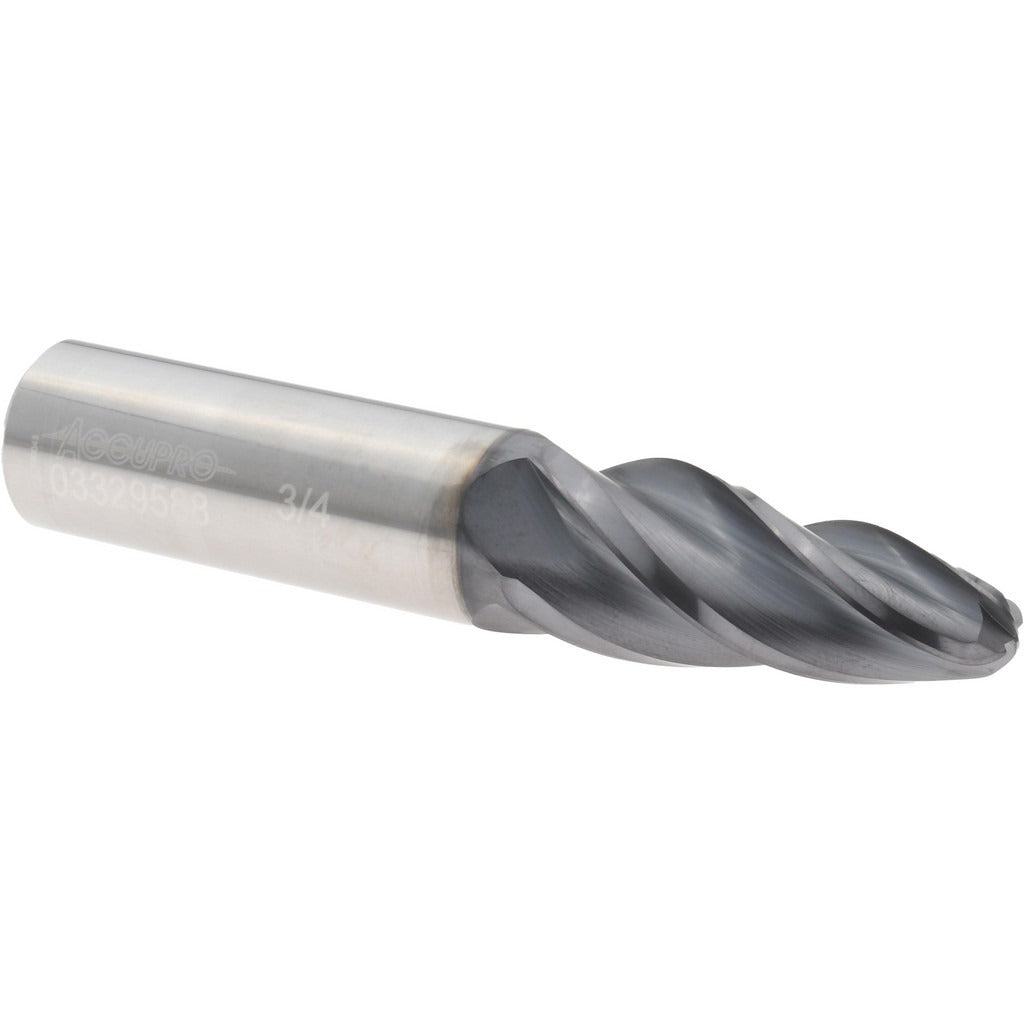 ACCUPRO Accupro 14915663 Barrel Cutter End Mill Oval Form 4 Fl