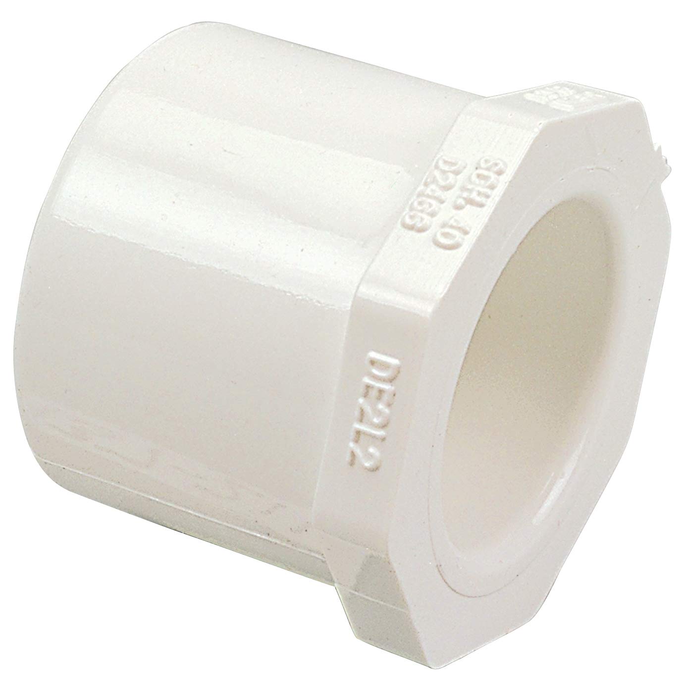 NIBCO 437-210 Reducing Bushing PVC Schedule 40 1-1/2 in Spigot x 3/4 in Slip Replacement 437210