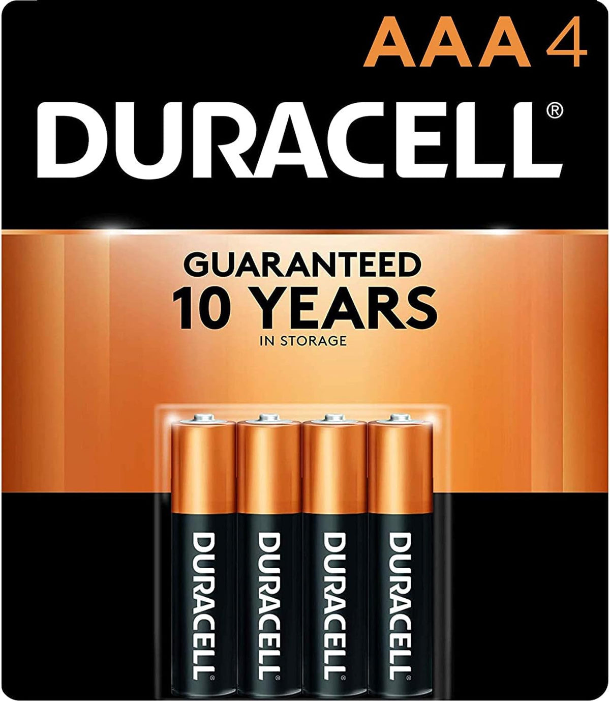 Duracell DURMN2400B4Z Alkaline Battery AAA 1.5V 4-Pack