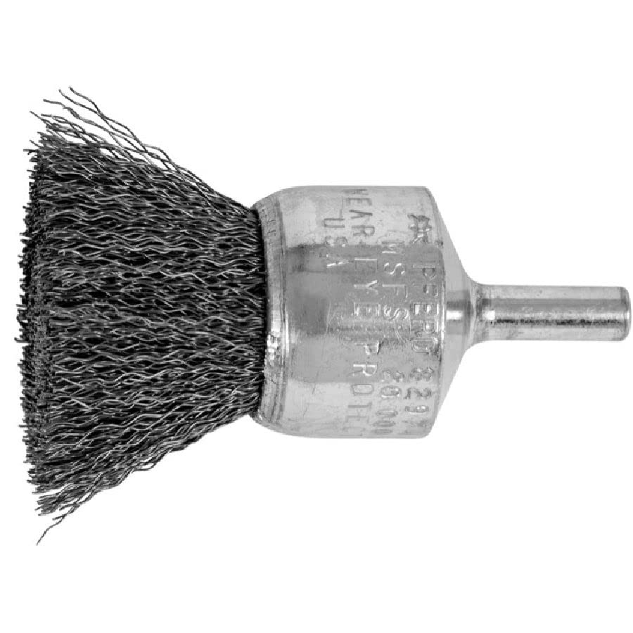 Pferd 82974 1 Crimped Wire End Brush .010 CS Wire 1/4 Shank