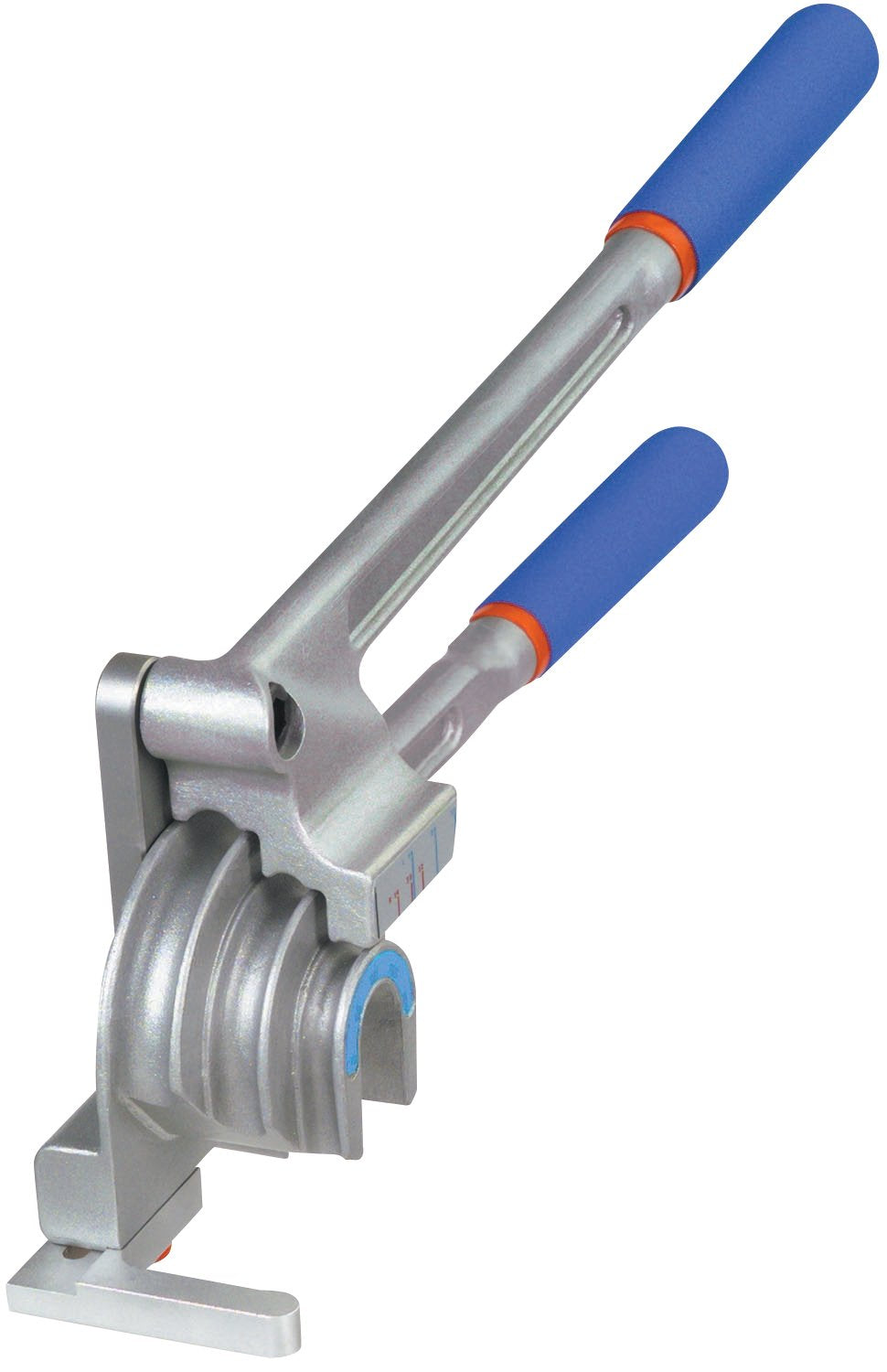 Imperial 370FHC Stride Tool 3/16, 1/4, 3/8, 1/2 Alum Copper Steel Triple Header Bender 180 Degree Silver Blue