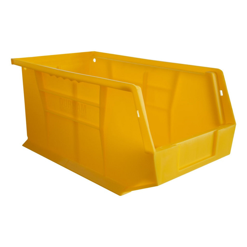 DURHAM MFG Durham PB30240-21 Plastic Hang Stack Bin Yellow