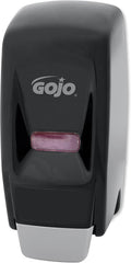 Gojo 9033-12 800 Series Bag-in-Box Lotion Soap Push-Style Dispenser Black Dispenser 800 mL Refills