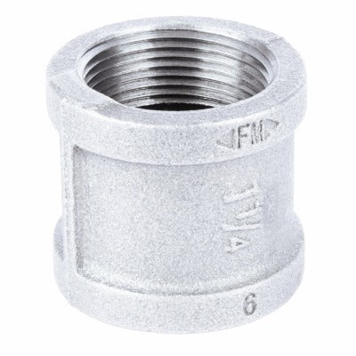 SOUTHLAND B K Mueller 511-206HN Galvanized Coupling with Stop 1-1/4 in