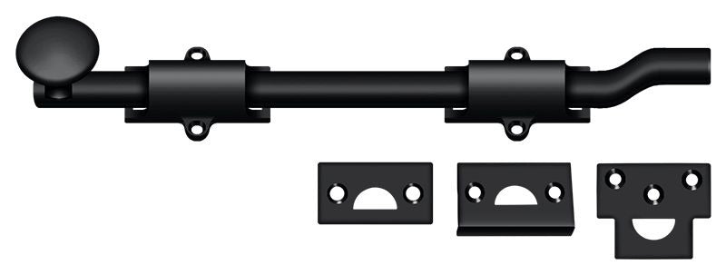 DELTANA Deltana FPG1019 Surface Bolt Offset Heavy Duty Black