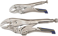 Irwin IRHT82590 Vise-Grip Locking Pliers Combo Pack, Curved Jaw, 7-Inch & 10-Inch