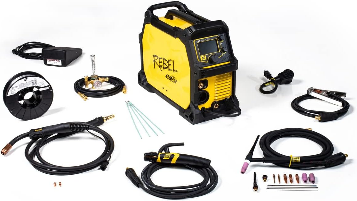 ESAB 0558102553 Rebel EMP 205ic AC/DC Multi-Process MIG/STICK/TIG Welder