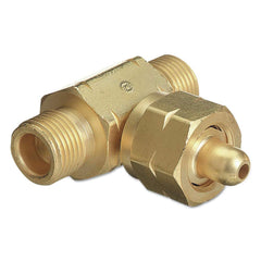 Western Enterprises T-62 Manifold Coupler Tee Brass Oxygen 3000 PSIG