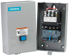 Siemens 14CUC32BJ Heavy Duty Motor Starter Solid State Overload Auto/Manual Reset NEMA 1 General Purpose Enclosure 3 Phase 3 Pole 0 NEMA Size 3-12A Amp Range A1 Frame Size 24 Separate Control 60Hz Coil Voltage