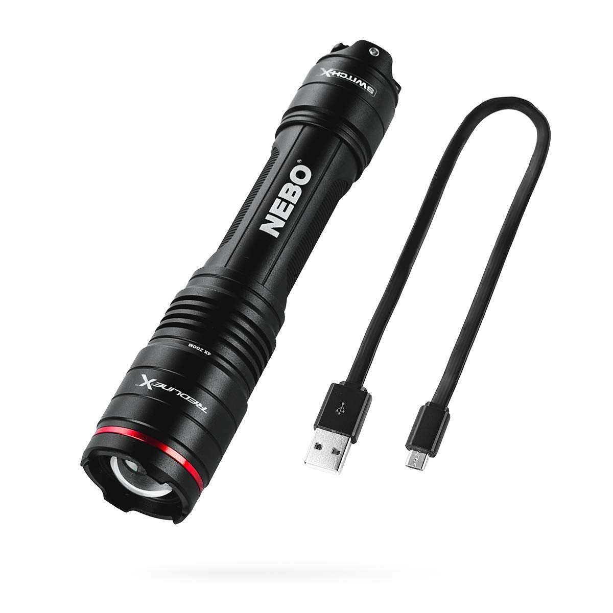 NEBO 6860 Redline-X Rechargeable Flashlight 1800 Lumens Waterproof