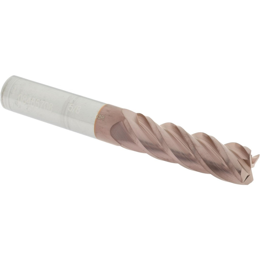 ACCUPRO Accupro 12183119 Corner Radius End Mill 5/8 in 4 Flutes Ticn