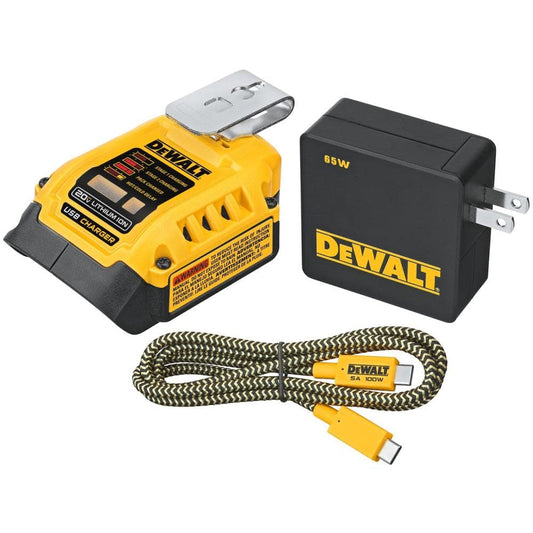 DeWalt DCB094K USB Charging Kit 100W 20V MAX FLEXVOLT