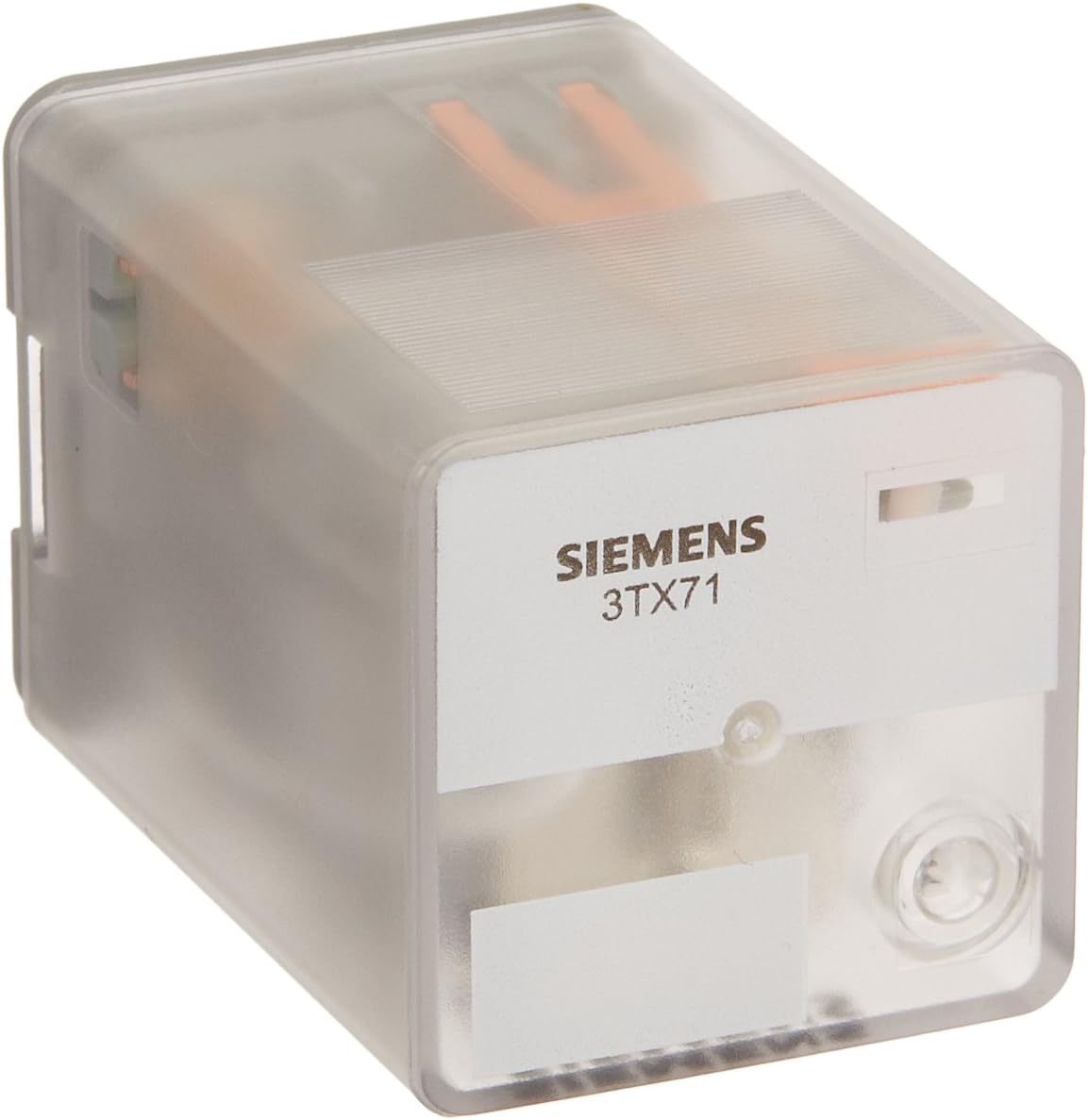 SIEMENS 3TX7112-1DF13C Basic Plug In Relay Standard Octal Base Mechanical Flag DPDT Contacts 16A 120VAC