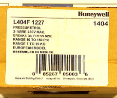 Honeywell L404F1227 Pressure Controller AUTO Recycle 10-150 PSI