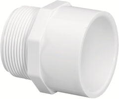 LASCO 436-007 Schedule 40 PVC MPT x Slip Male Adapter